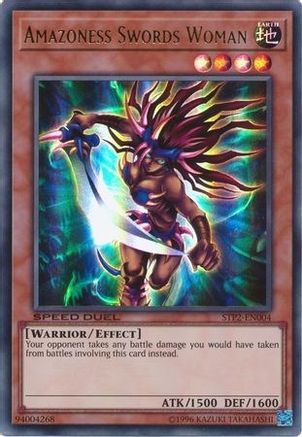 Amazoness Swords Woman - STP2-EN004 - Speed Duel: Tournament Pack 2 Unlimited
