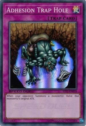 Adhesion Trap Hole - STP2-EN018 - Speed Duel: Tournament Pack 2 Unlimited