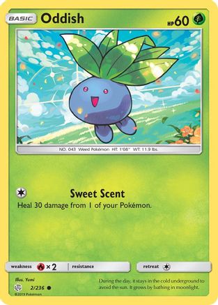 Oddish 2/236 - SM  Cosmic Eclipse