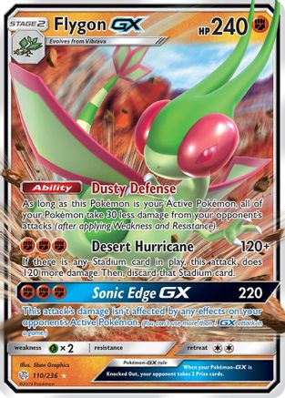 Flygon-GX 110/236 - Cosmic Eclipse Holofoil