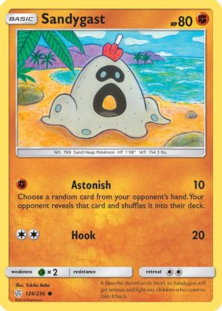 Sandygast 126/236 - Cosmic Eclipse Reverse Holofoil