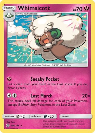 Whimsicott 148/236 - Cosmic Eclipse