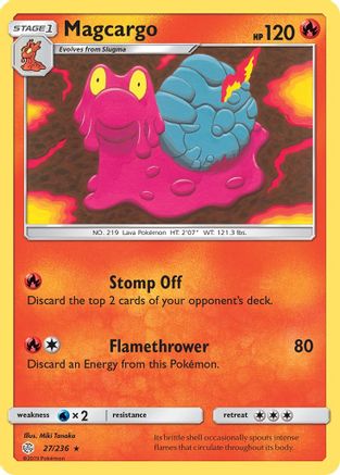 Magcargo 27/236 - Cosmic Eclipse Reverse Holofoil