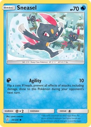 Sneasel 43/236 - Cosmic Eclipse