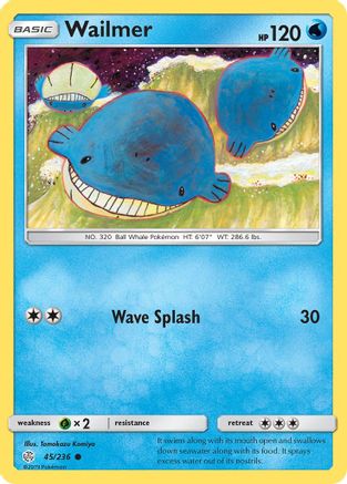 Wailmer 45/236 - SM  Cosmic Eclipse