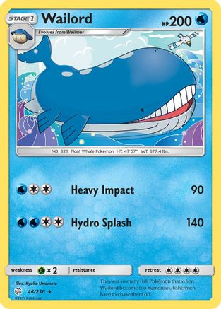 Wailord 46/236 - Cosmic Eclipse