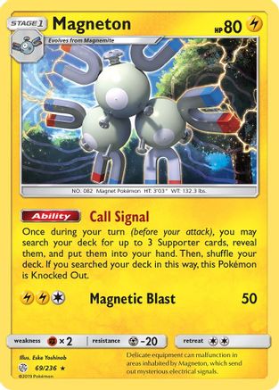 Magneton 69/236 - Cosmic Eclipse Holofoil