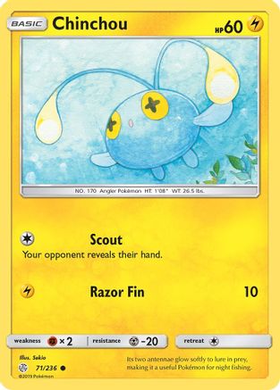 Chinchou 71/236 - SM  Cosmic Eclipse