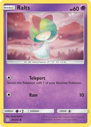 Ralts 80/236 - Cosmic Eclipse Reverse Holofoil