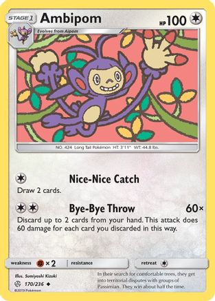 Ambipom - 170/236 - SM  Cosmic Eclipse