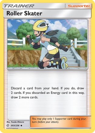 Roller Skater 203/236 - Cosmic Eclipse Reverse Holofoil