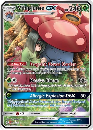 Vileplume-GX 211/236 - Cosmic Eclipse Holofoil