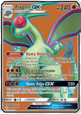 Flygon GX (Full Art) 218/236 - Cosmic Eclipse Holofoil