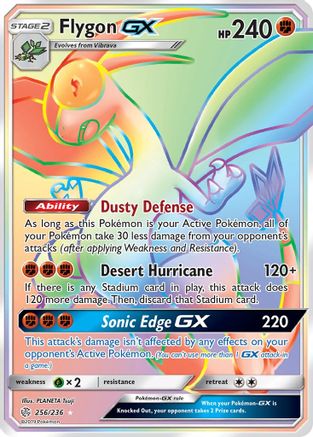 Flygon-GX 256/236 - Cosmic Eclipse Holofoil