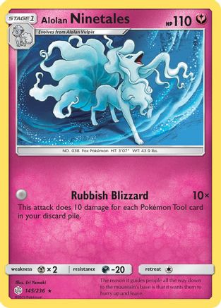 Alolan Ninetales 145/236 - Cosmic Eclipse Holofoil