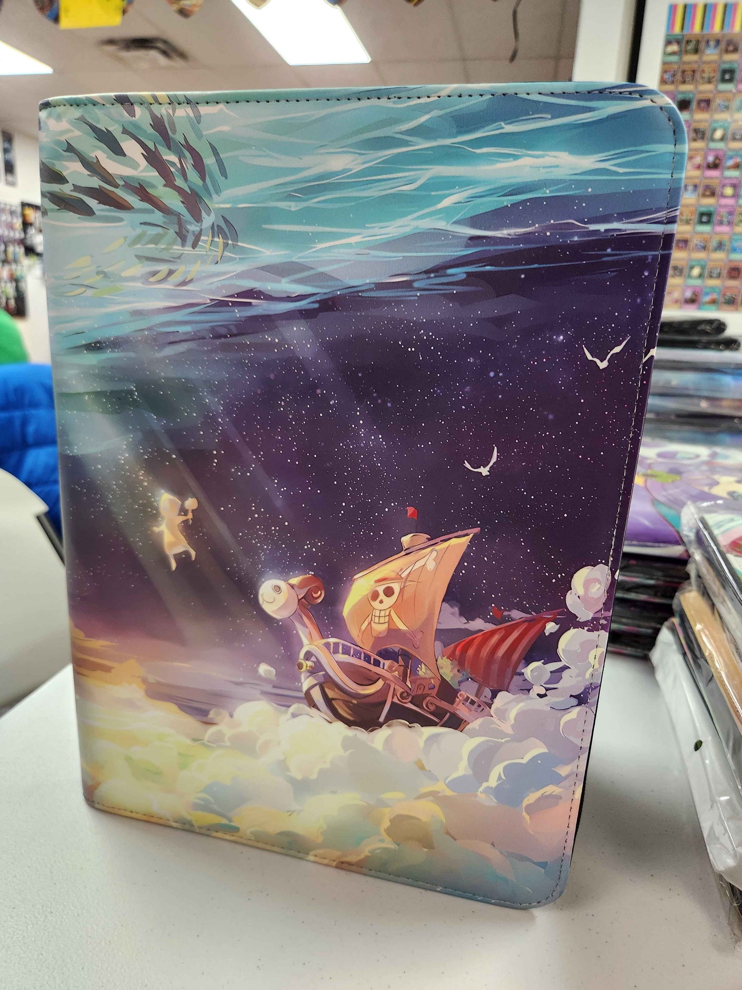 One Piece Thousand Sunny Going Merry Ship Unofficial 9 Pocket Zippered Binder 360 Slot