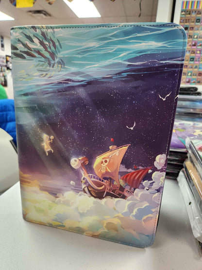 One Piece Thousand Sunny Going Merry Ship Unofficial 9 Pocket Zippered Binder 360 Slot