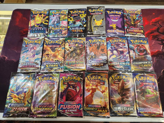 Pokemon Sword & Shield Era Booster Packs Full Set
