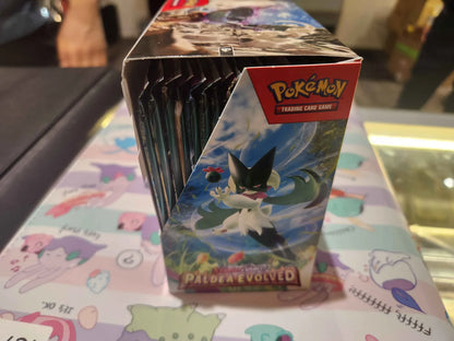 Pokemon Paldea Evolved Booster Box Opened Seal (c) (w)