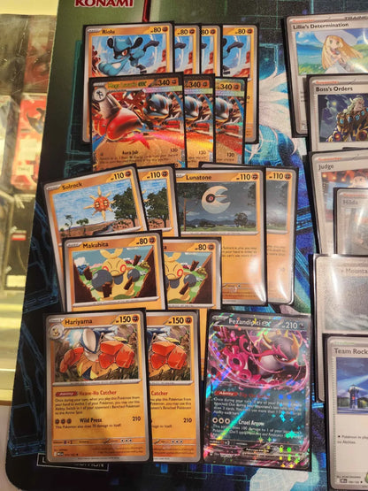 Pokemon Mega lucario ex Hariyama Deck