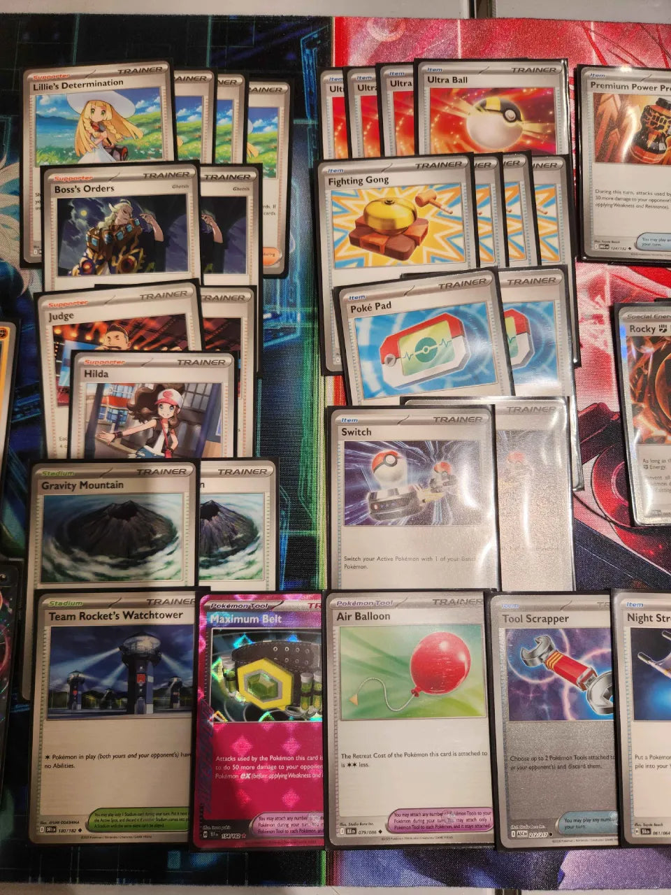 Pokemon Mega lucario ex Hariyama Deck