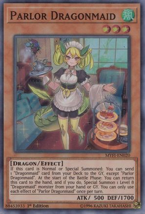 Parlor Dragonmaid (MYFI-EN020) - Mystic Fighters 1st Edition