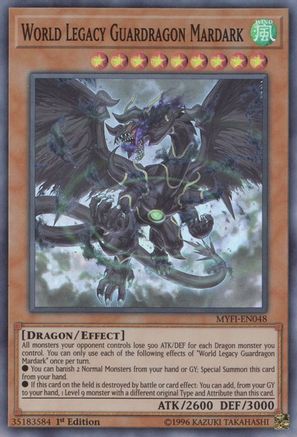 World Legacy Guardragon Mardark (MYFI-EN048) - Mystic Fighters 1st Edition