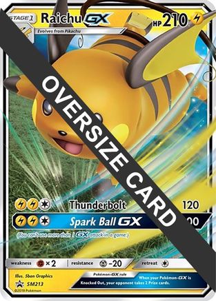 Raichu GX - SM213 SM213 - Jumbo Cards Holofoil