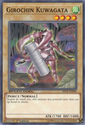 Girochin Kuwagata - SBTK-EN009 - Speed Duel: Trials of the Kingdom 1st Edition