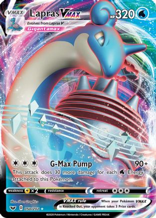 Lapras VMAX 50/202 - Sword & Shield Holofoil