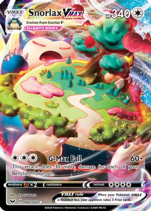 Snorlax VMAX 142/202 - Sword & Shield Holofoil