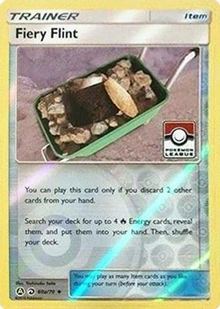 Fiery Flint - 60a/70 (Pokemon League) 60a/70 - League & Championship Cards Reverse Holofoil