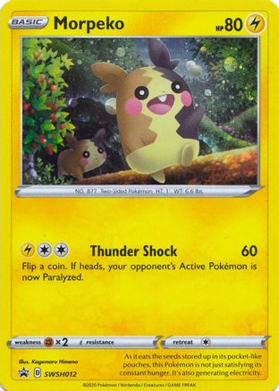Morpeko - SWSH012 SWSH012/307 - SWSH Sword & Shield Promo Cards Holofoil