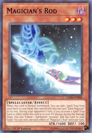 Magician's Rod (LED6-EN008) - Legendary Duelists: Magical Hero 1st Edition