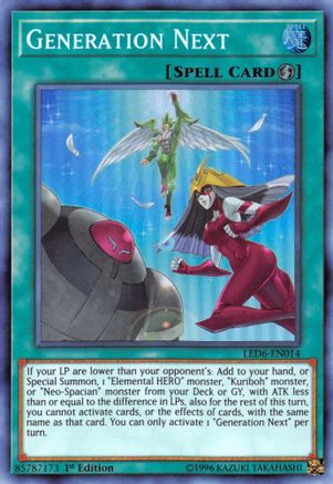 Generation Next (LED6-EN014) - Legendary Duelists: Magical Hero 1st Edition