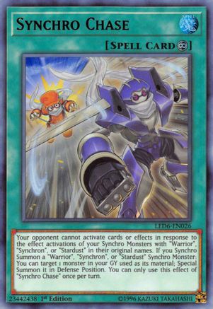 Synchro Chase (LED6-EN026) - Legendary Duelists: Magical Hero Unlimited