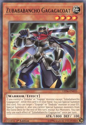 Zubababancho Gagagacoat (LED6-EN035) - Legendary Duelists: Magical Hero Unlimited