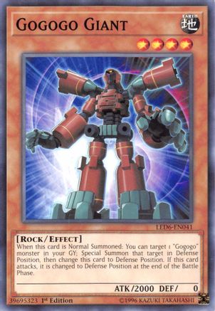 Gogogo Giant (LED6-EN041) - Legendary Duelists: Magical Hero 1st Edition