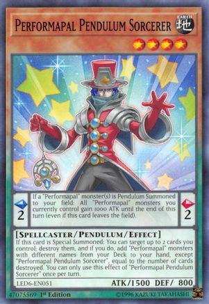 Performapal Pendulum Sorcerer (LED6-EN051) - Legendary Duelists: Magical Hero 1st Edition