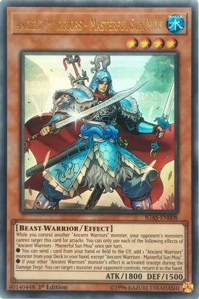 Ancient Warriors - Masterful Sun Mou - IGAS-EN008 - Ignition Assault Unlimited
