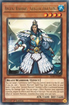 Ancient Warriors - Graceful Zhou Gong - IGAS-EN009 - Ignition Assault Unlimited
