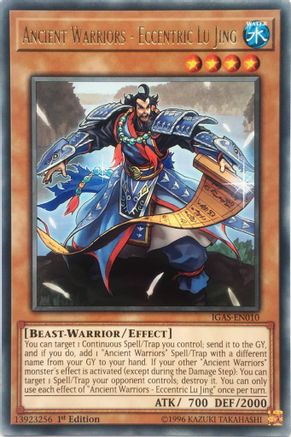 Ancient Warriors - Eccentric Lu Jing - IGAS-EN010 - Ignition Assault 1st Edition