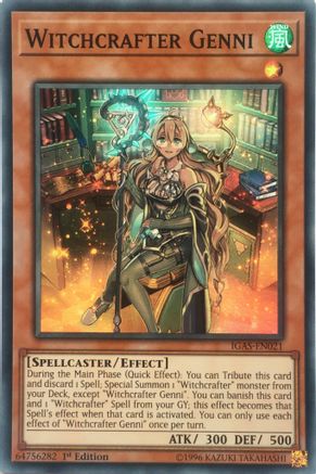 Witchcrafter Genni (IGAS-EN021) - Ignition Assault 1st Edition