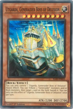 Utgarda, Generaider Boss of Delusion (IGAS-EN022) - Ignition Assault 1st Edition