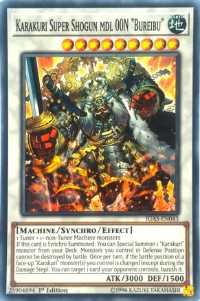 Karakuri Super Shogun mdl 00N "Bureibu" (IGAS-EN043) - Ignition Assault 1st Edition