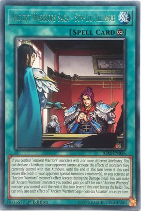 Ancient Warriors Saga - Sun-Liu Alliance - IGAS-EN056 - Ignition Assault 1st Edition