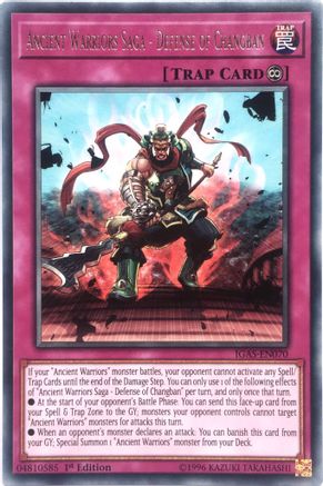Ancient Warriors Saga - Defense of Changban - IGAS-EN070 - Ignition Assault 1st Edition