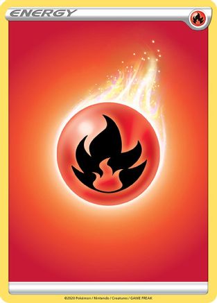 Fire Energy - SWSH01 Sword & Shield Base Set Reverse Holofoil