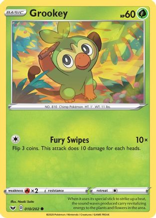 Grookey 10/202 - Sword & Shield