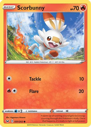 Scorbunny 31/202 - Sword & Shield